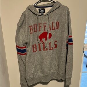 Buffalo Bills 47 Brand Gray Hoodie